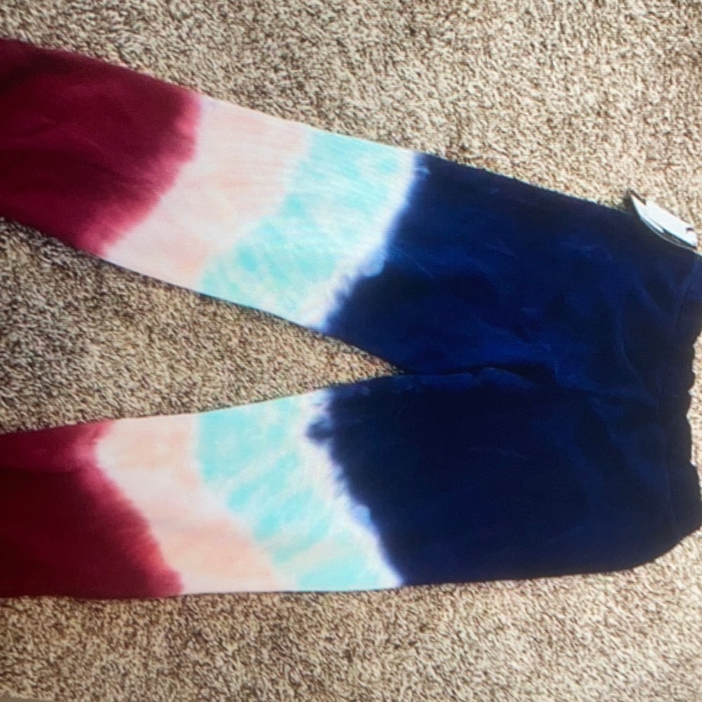 Art class kids Girls Fleece jogger navy maroon sweatpants